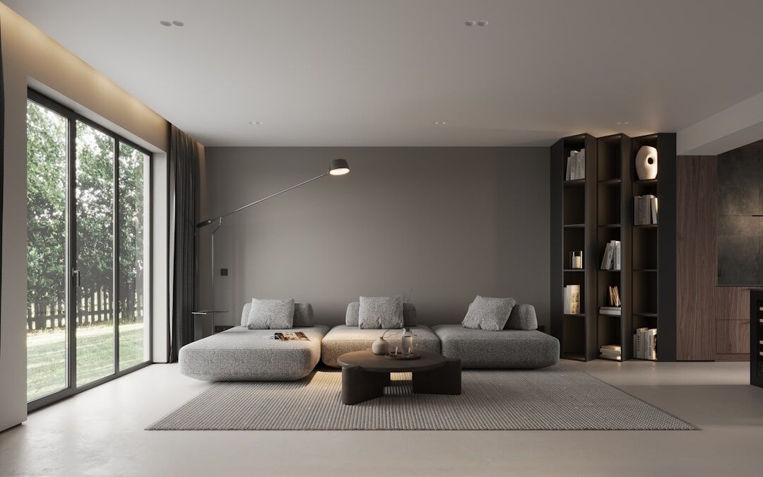 modern minimalist living room