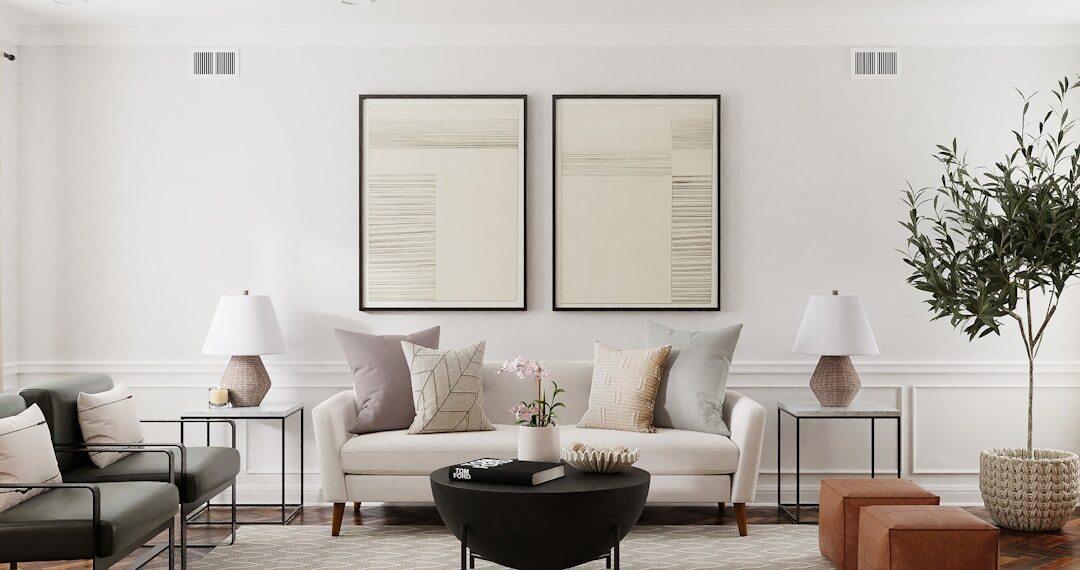 symmetrical furniture setup