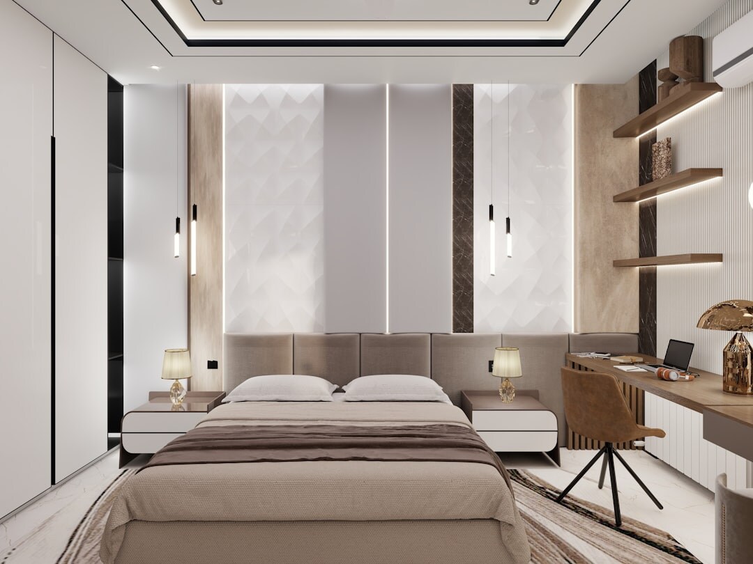 minimalist luxury bedroom